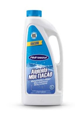 Algicida Multiação Hidroazul, embalagem